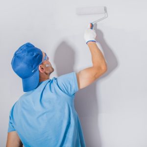 Men Painting His Apartment